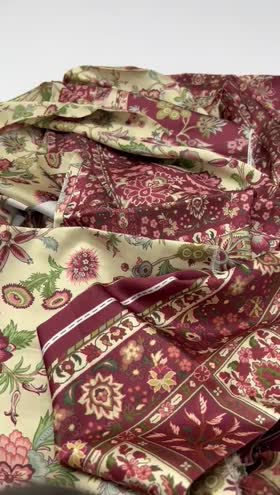 Rs 4400 Sapphire silk printed 3 pc