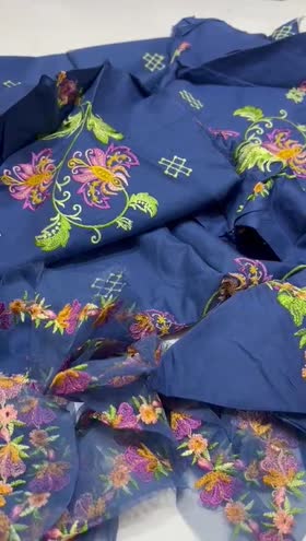 Rs 4500 Aneela’s lawn unstitched  Emb 2pc