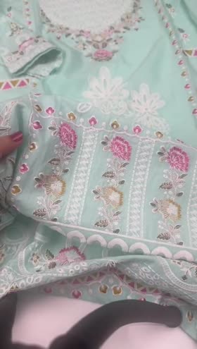 Rs 6000 Sahiba lawn Emb 3pc  ~ [Chest 20] [Length 46] MEDIUM