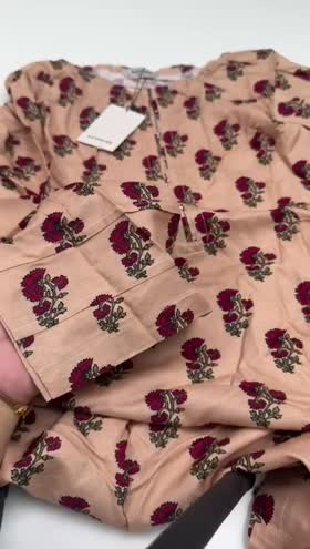 Rs 3800 Sapphire Stitched Shirt Duppata ~ SMALL