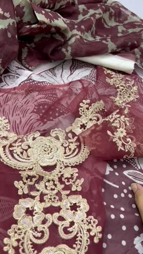 Rs 3950 Asifa nabel lawn Emb 3pc