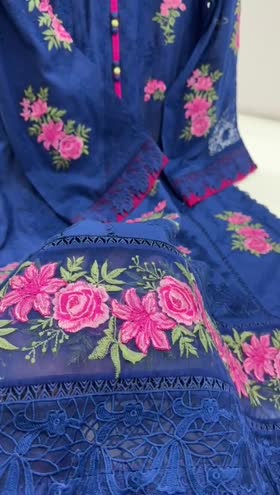 Rs 16500 Aneelas Stitched Luxury Lawn Emb Duppata 3 p [Dispatch date 5th June] ~ [Chest 23] [Length 48] XLARGE