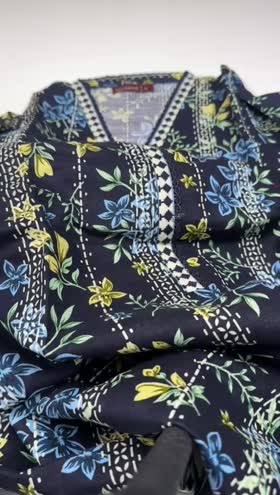 Rs 3795 Bin Saeed Khadar Stitched 3pc ~ [Chest 19] [Length 40] SMALL