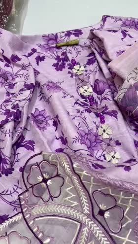 Rs 5200 Sahiba stitched Emb 3pc  ~ [Chest 24] [Length 35] XLARGE