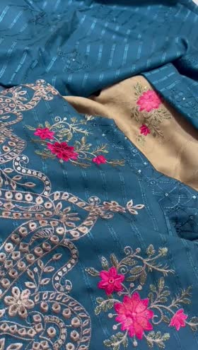 Rs 4000 Dhanak emb 3pc Acrylic shawl [DE5]