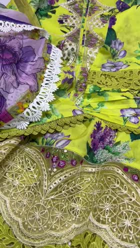 Rs 6000 Aneela’s lawn stitched Emb 2pc ( XL)