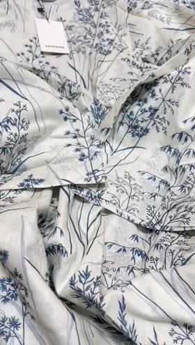 Rs 4050 sapphire stitched printed 2 pc  ~ SMALL