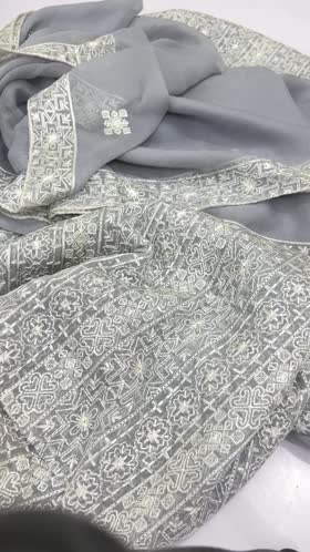 Rs 4450 Chiffon emb shirt duppata