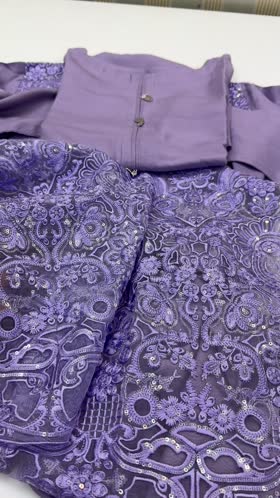 Rs 4850 STITCHED EMB 3pc [WITHOUT DUPATTA] [L 47 CH 21] L