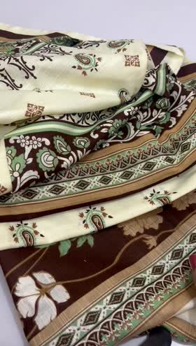 Rs 3050 Zesh Khaddar printed 3pc ~ ZESH KHADAR 3PC SKIN BROWN