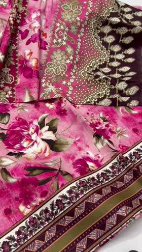 Rs 3200 Rang preet linen printed 3pc