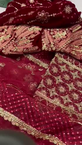 Rs 13250 Mushq velvet fancy 3pc