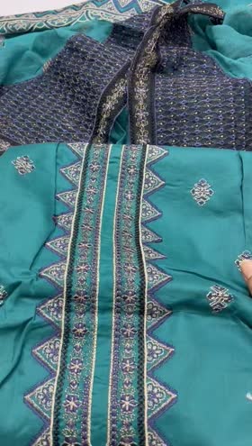 Rs 4500 Waresha lawn Emb 3pc