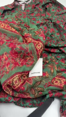 Rs 4600 Sapphire Stitched Shirt Trouser ~ SMALL