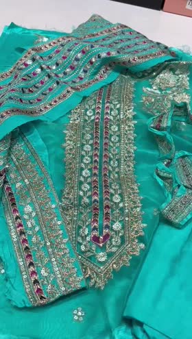 Rs 3500 Aneela’s raw silk Emb 2pc