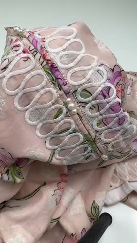 Rs 5950 Sahiba Stitched Emb 3pc ~ [Chest 19] [Length 44] SMALL