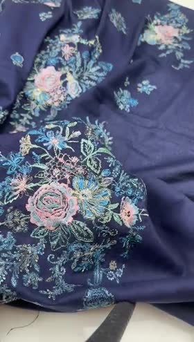 Rs 7500 Muskaan by Khoobsurat Emb Karandi 3pc Chiffon Duppata [MK-204]