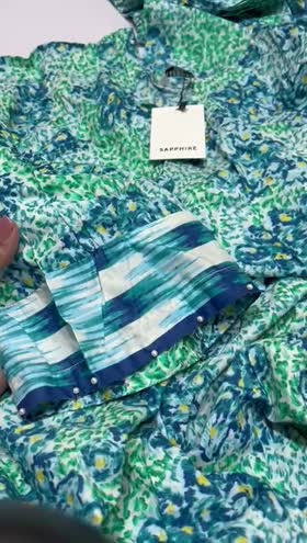 Rs 3950 Sapphire printed stitched 2pc  ~ LARGE