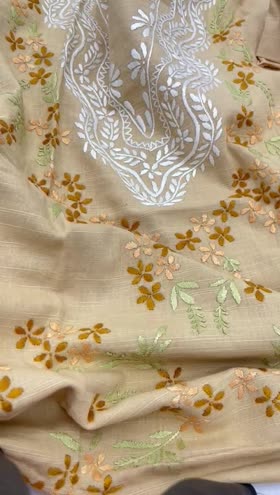 Rs 6250 Aneela’s Khaddar hand made Emb  shirt trouser 2pc