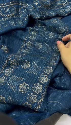 Rs 6950 riwayat peech leather Emb 3pc box packing