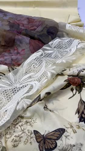 Rs 3950 Asifa nabel lawn Emb 3pc