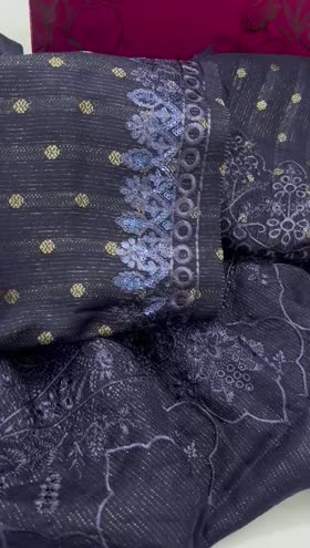 Rs 6595 Riwayat jacquard Emb 3pc Emb shawl ( RL 34]
