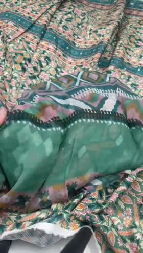 Rs 3950 Sapphire Print Khadar Chiffon Duppata 3pc