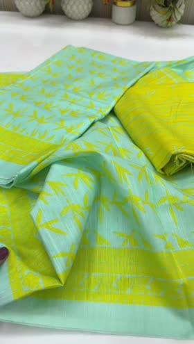 Rs 3100 Khaddar printed 3pc ~ SKY YELLOW COLOUR