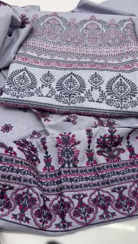 Rs 6500 khobsorat karandi Emb 3pc jacquard Shawl