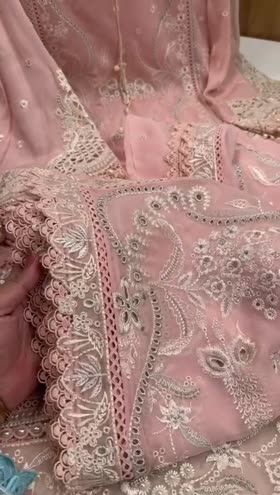 Rs 17900 Imrozia Serene Luxe Serene Luxury Chiffon 3pc [Blush]