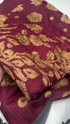 Rs 6750 Nureh Velvet Masoori Shawl 3pc New Launch