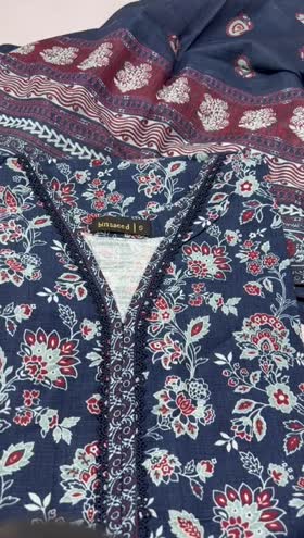 Rs 3800 Bin saeed stitched khaddar 3pc ~ XLARGE