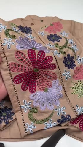 Rs 4950 Sahiba stitched Emb 3 piece ~ [Chest 22] [Length 35] LARGE