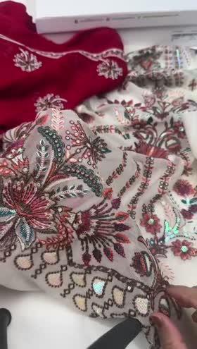 Rs 9900 Imrozia Serene Shagun Emb Chiffon 3pc [Zerine]