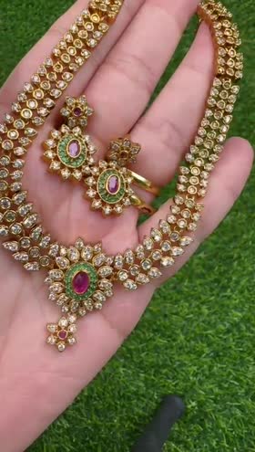 Rs 4500 Rajwari Necklace set