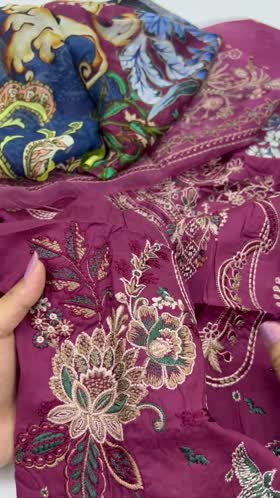 Rs 6100 Ramsha lawn emb 3pc