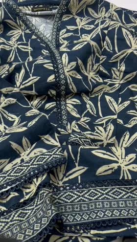 Rs 3800 Bin saeed stitched khaddar 3pc ~ LARGE