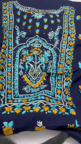 Rs 6000 lawn hand made mukesh Emb shirt