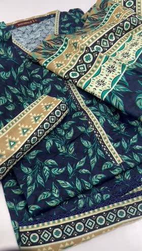 Rs 4500 Khaddar stitched 3pc (CH 23 L 41) X large