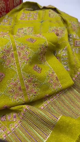 Rs 8500 Fragrant lawn karandi Emb 3pc Emb shawl [D 2]