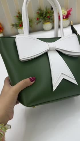 Rs 2200 Trendy Hand Bag ~ GREEN BAG