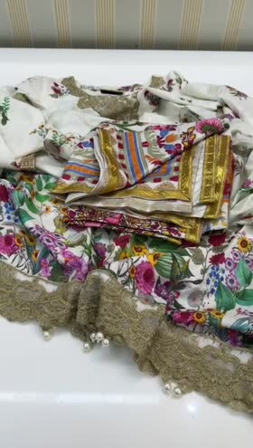 Rs 5400 stitched frock Duppata ~ [CH 21] [L 53] MEDIUM