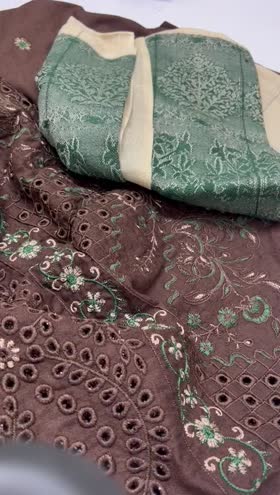 Rs 3950 Winter Emb 3 pc warm shawl