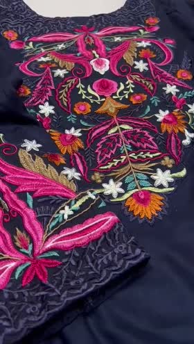 Rs 3750 Sahiba Stitched Emb shirt ~ [Chest 19] [Length 53] SMALL