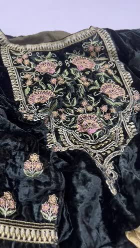 Rs 4000 Charizma velvet stitched 2pc ( XXL)