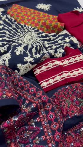 Rs 19900 Hussain Rehar karandi Emb 3pc new launch ( GulBano)