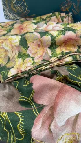 Rs 5150 Tehzeeb Zari leather peech wool shawl 3pc ( TL 450 )