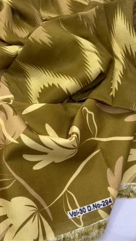 Rs 3300 Mahmal Staple bana dora same printed 3pc slub duppata