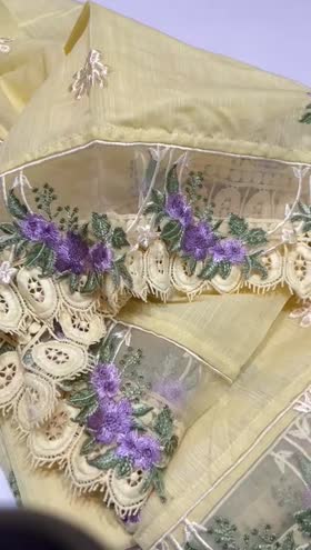 Rs 3000  Aneela’s Emb ready to wear  duppata