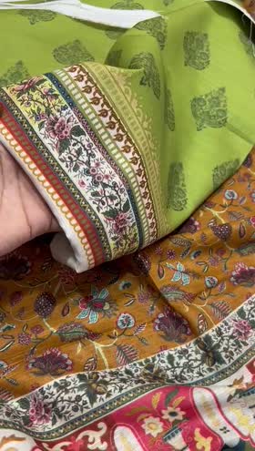 Rs 3350 Mausummery Khaddar printed 3pc [ Daylily ]
